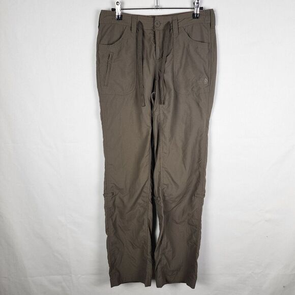 THE NORTH FACE Pants Women's 2L Hiking Roll Up Pants Nylon Pockets Gray Gorpcore - Picture 1 of 7